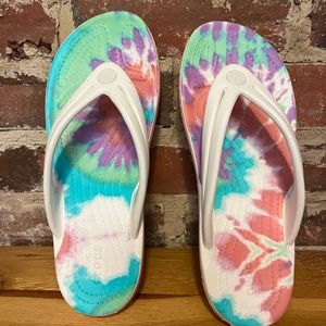 Tie-Dye Crocs Flip-Flop
